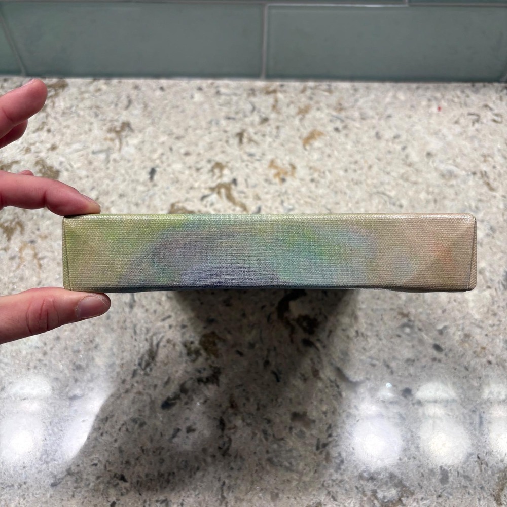 NEW The Dandelion Goat Gallery Wrap Print from original Painting Farmhouse 8x10 - Picture 3 of 5